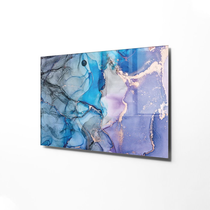 Wallity Pintura Decorativa de Vidrio Templado Multicolor 70 x 100 cm